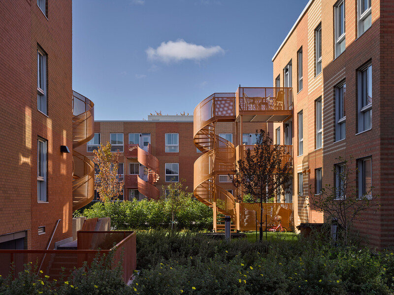 Newsroom | v2com-newswire | Newswire | Architecture | Design | Lifestyle - Press release - Les Habitations Saint-Michel Nord: a luminous new identity - Saia Barbarese Topouzanov Architectes