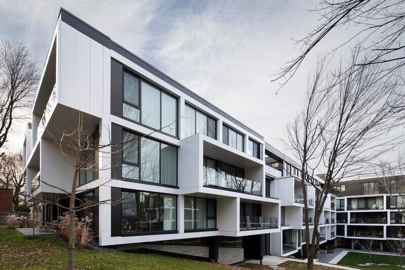 Newsroom | v2com-newswire | Newswire | Architecture | Design | Lifestyle - Press release - A Verdant Former Convent Site Welcomes Maisons Outremont - ACDF Architecture