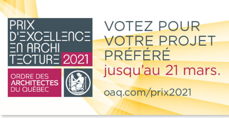 Salle de presse | v2com-newswire | Fil de presse | Architecture | Design | Art de vivre - Communiqué de presse - Prix d’excellence en architecture 2021 - Les projets finalistes dévoilés - Ordre des architectes du Québec (OAQ)