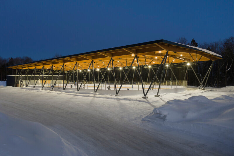 Newsroom | v2com-newswire | Newswire | Architecture | Design | Lifestyle - Press release - Parc des Saphirs skating rink - ABCP architecture