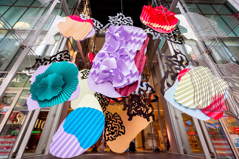 Newsroom | v2com-newswire | Newswire | Architecture | Design | Lifestyle - Press release - Coral, a Public Art Installation by Pauline Loctin - Pauline Loctin