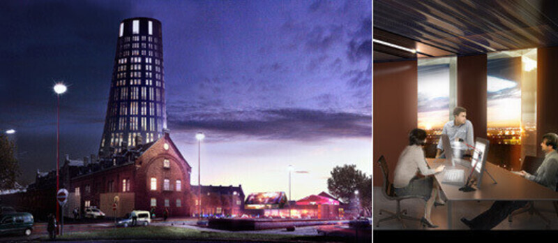 Newsroom | v2com-newswire | Newswire | Architecture | Design | Lifestyle - Press release - Police headquarters & extension of Charleroi/Danses - Ateliers Jean Nouvel & MDW ARCHITECTURE