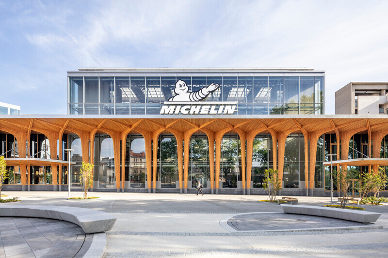Salle de presse | v2com-newswire | Fil de presse | Architecture | Design | Art de vivre - Communiqué de presse - La Canopée : Nouvel accueil du siège social Michelin - Encore Heureux Architectes,  Construire et Base