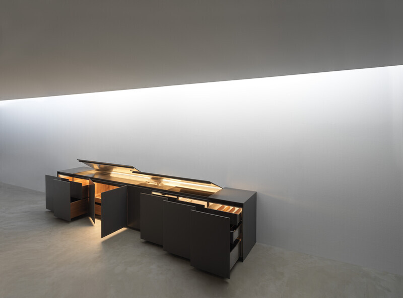 Salle de presse | v2com-newswire | Fil de presse | Architecture | Design | Art de vivre - Communiqué de presse - Comment un comptoir dynamique transforme la cuisine - Nero Cucine