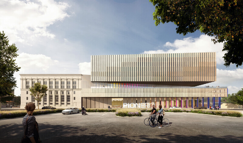 Newsroom | v2com-newswire | Newswire | Architecture | Design | Lifestyle - Press release - Team Pioneros Selected by the City of Chicago INVEST SOUTH/WEST to Redevelop the Landmark Pioneer Bank Building in Humboldt Park - JGMA