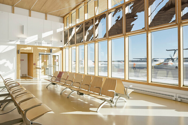 Press kit - Press release - A New Terminal Building for the Chibougamau-Chapais Airport - EVOQ Architecture + ARTCAD in joint venture