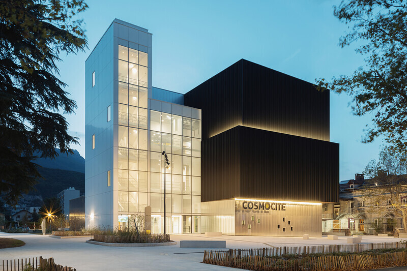 Press kit - Press release - Cosmocité: A Contemporary Showcase for the Scientific Culture of Metropolitan Grenoble - ARCANE Architectes and Cardin Julien