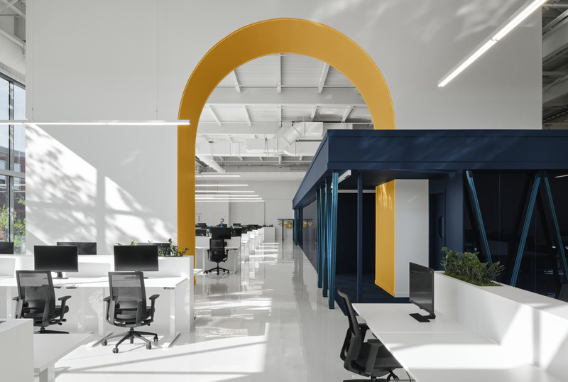 Newsroom | v2com-newswire | Newswire | Architecture | Design | Lifestyle - Press release - Blanchette Architectes Designs New Vention Office Space Inspired by Cities - Blanchette Architectes, Groupe Manovra & Vention