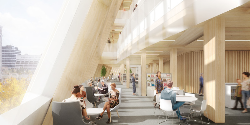 Salle de presse | v2com-newswire | Fil de presse | Architecture | Design | Art de vivre - Communiqué de presse - Nouvelle bibliothèque centrale de Saskatoon - Formline | Chevalier Morales | Architecture49