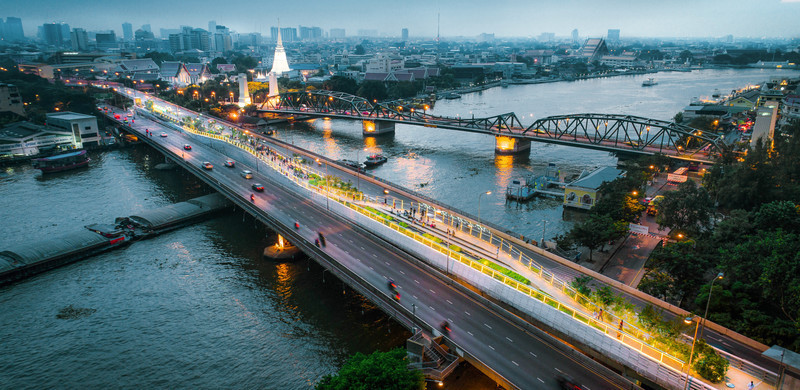 Salle de presse | v2com-newswire | Fil de presse | Architecture | Design | Art de vivre - Communiqué de presse - Le parc Chao Phraya Sky - Kotchakorn Voraakhom