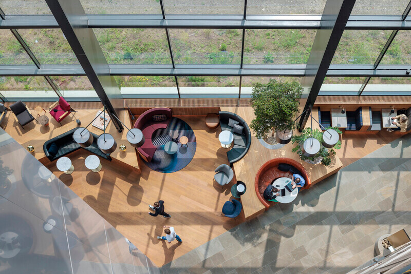 Salle de presse | v2com-newswire | Fil de presse | Architecture | Design | Art de vivre - Communiqué de presse - Atrium du parc Tripolis par Concrete - Concrete Amsterdam