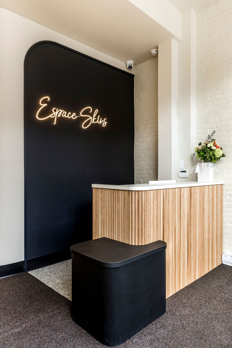 Dossier de presse - Communiqué de presse - Espace Skins, la clinique médico-esthétique qui allie élégance, fonctionnalité, confort et confidentialité - Indee Design