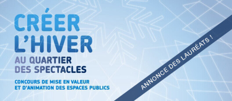 Newsroom | v2com-newswire | Newswire | Architecture | Design | Lifestyle - Press release - Unveiling of the 2011 laureates of the competition CRÉER L'HIVER - Bureau du design - Ville de Montréal