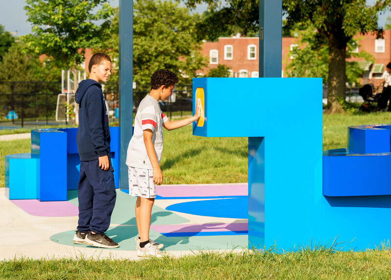 Press kit - Press release - A New Community-Designed Space Evokes Hopeful Conversation in the Brooklyn Neighborhood of South Baltimore - The Urban Conga