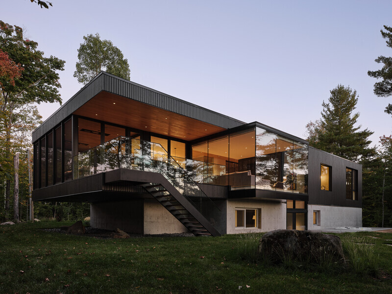 Salle de presse | v2com-newswire | Fil de presse | Architecture | Design | Art de vivre - Communiqué de presse - Entre lac et forêt - LOCUS architecture+design