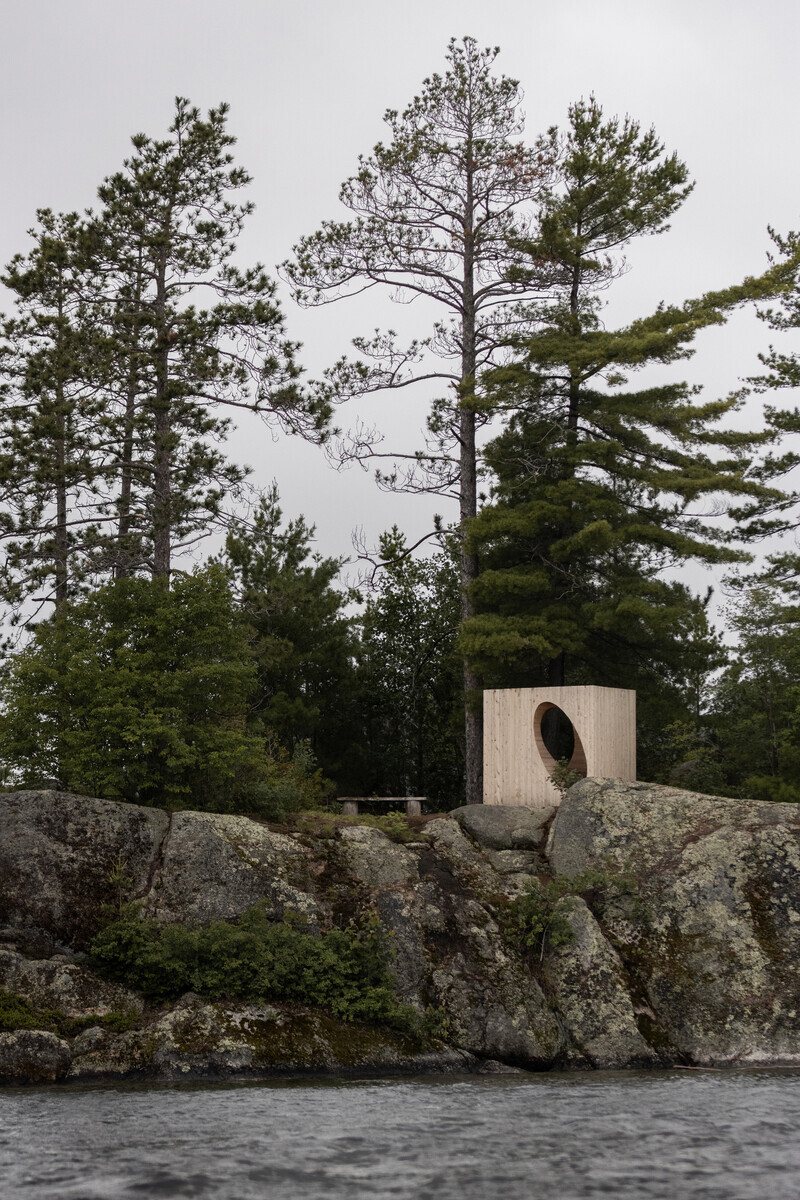 Newsroom | v2com-newswire | Newswire | Architecture | Design | Lifestyle - Press release - 'Faire le vide' at Poisson Blanc Regional Park - Luca Fortin + Atelier mock/up
