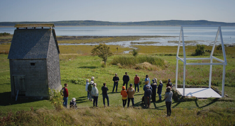 Press kit - Press release - Collective Intelligence at the Heart of Adaptation at the Venice Architecture Biennale: Atelier Pierre Thibault and Residents of Île Verte Reinvent the Boucaneries - Atelier Pierre Thibault