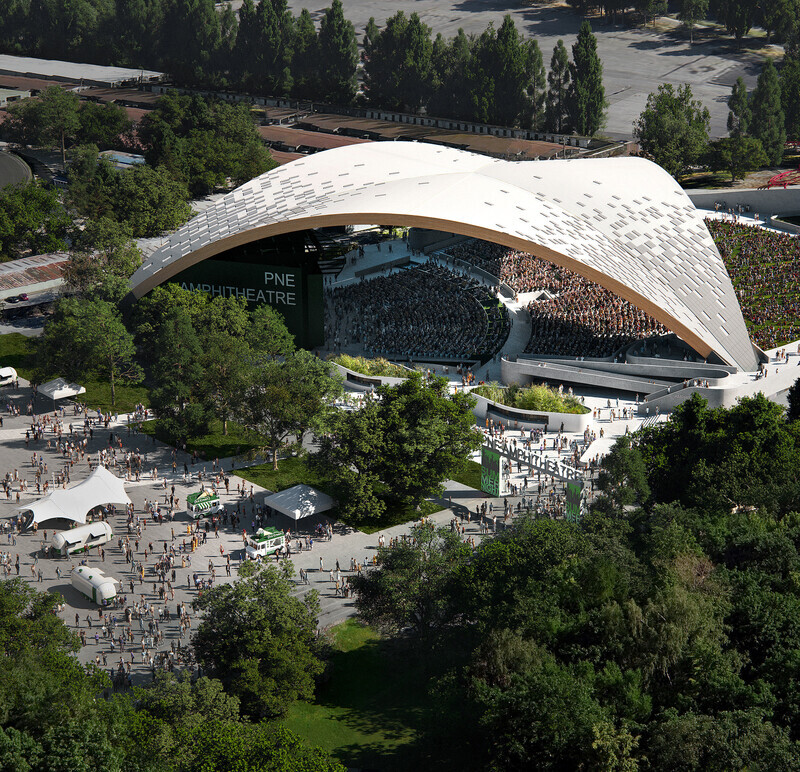 Newsroom | v2com-newswire | Newswire | Architecture | Design | Lifestyle - Press release - PNE Amphitheatre / Freedom Mobile Arch - Revery Architecture