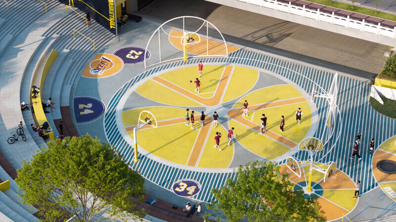 Newsroom | v2com-newswire | Newswire | Architecture | Design | Lifestyle - Press release - Activation of Urban Negative Space - JU•Basketball Park - HID Landscape Architecture