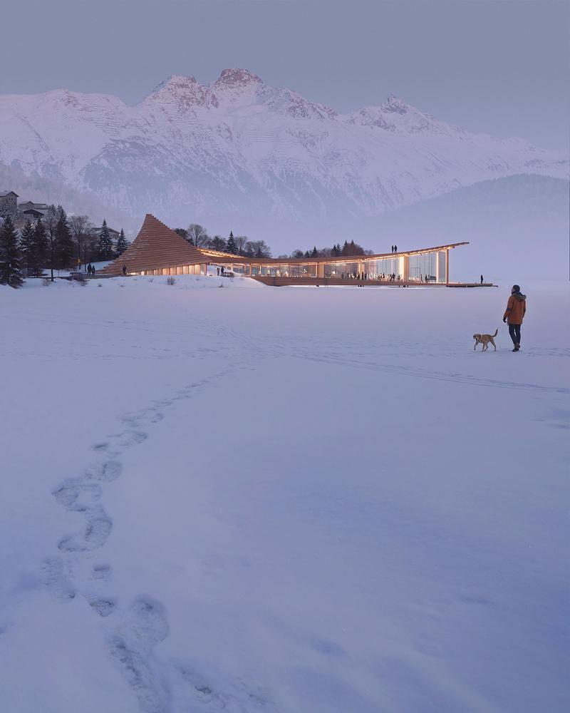 Newsroom | v2com-newswire | Newswire | Architecture | Design | Lifestyle - Press release - . lacum respira, the lake pavilion of St. Moritz - .ket bureau