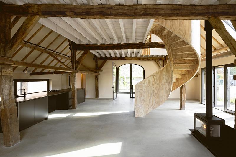 Newsroom | v2com-newswire | Newswire | Architecture | Design | Lifestyle - Press release - Ahof Farm: The Renovation of a Listed Barn in the Netherlands - EeStairs