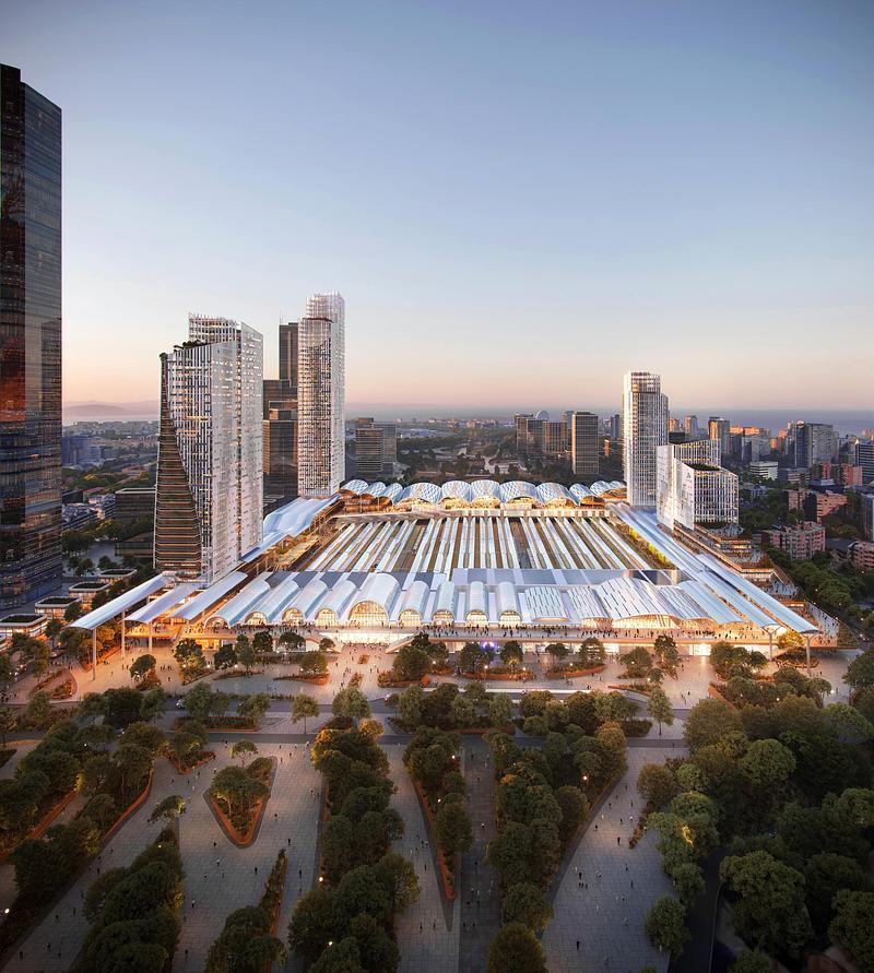 Newsroom | v2com-newswire | Newswire | Architecture | Design | Lifestyle - Press release - Remodeling of the Madrid-Chamartín Clara Campoamor Station - UTE Chamartín Ecosistema Abierto (ESTEYCO + UNS + b720 Fermín Vázquez Arquitectos)