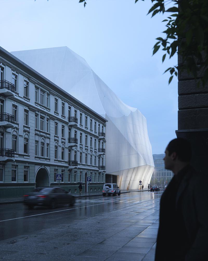 Newsroom | v2com-newswire | Newswire | Architecture | Design | Lifestyle - Press release - Tabakerka: A Project to Reconstruct the Facade Theater - .ket bureau