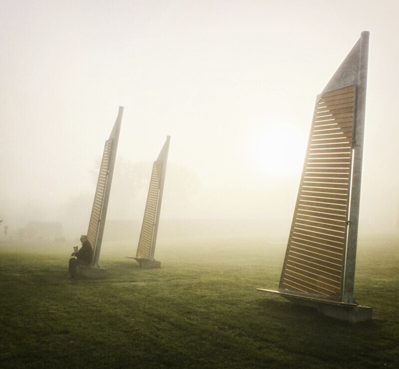 Newsroom | v2com-newswire | Newswire | Architecture | Design | Lifestyle - Press release - Sails benches, winning project at theWorld Interiors News Awards 2015 in London - Les Ateliers Guyon