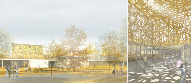 Salle de presse | v2com-newswire | Fil de presse | Architecture | Design | Art de vivre - Communiqué de presse - Présentation au concours pour la bibliothèque de Saint-Laurent - Chevalier Morales / FABG