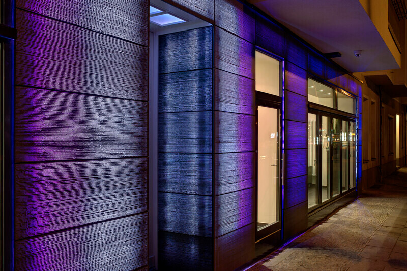 Newsroom | v2com-newswire | Newswire | Architecture | Design | Lifestyle - Press release - Unique LUCEM light transmitting concrete facade in Berlin - LUCEM GmbH