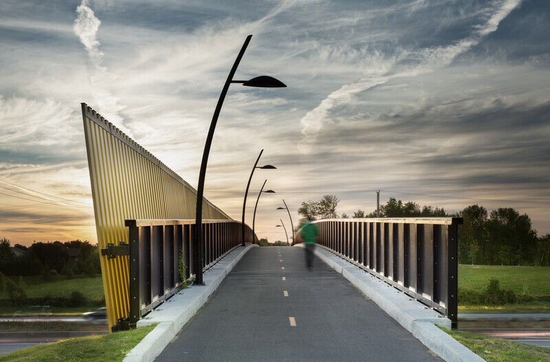 Newsroom | v2com-newswire | Newswire | Architecture | Design | Lifestyle - Press release - Footbridge Candiac, Québec - Lemay
