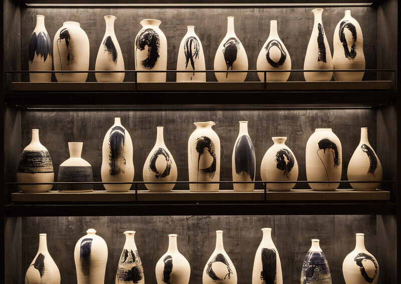 Newsroom | v2com-newswire | Newswire | Architecture | Design | Lifestyle - Press release - Ceramic artist Pascale Girardin presents her installations for Nobu Downtown restaurant - Pascale Girardin