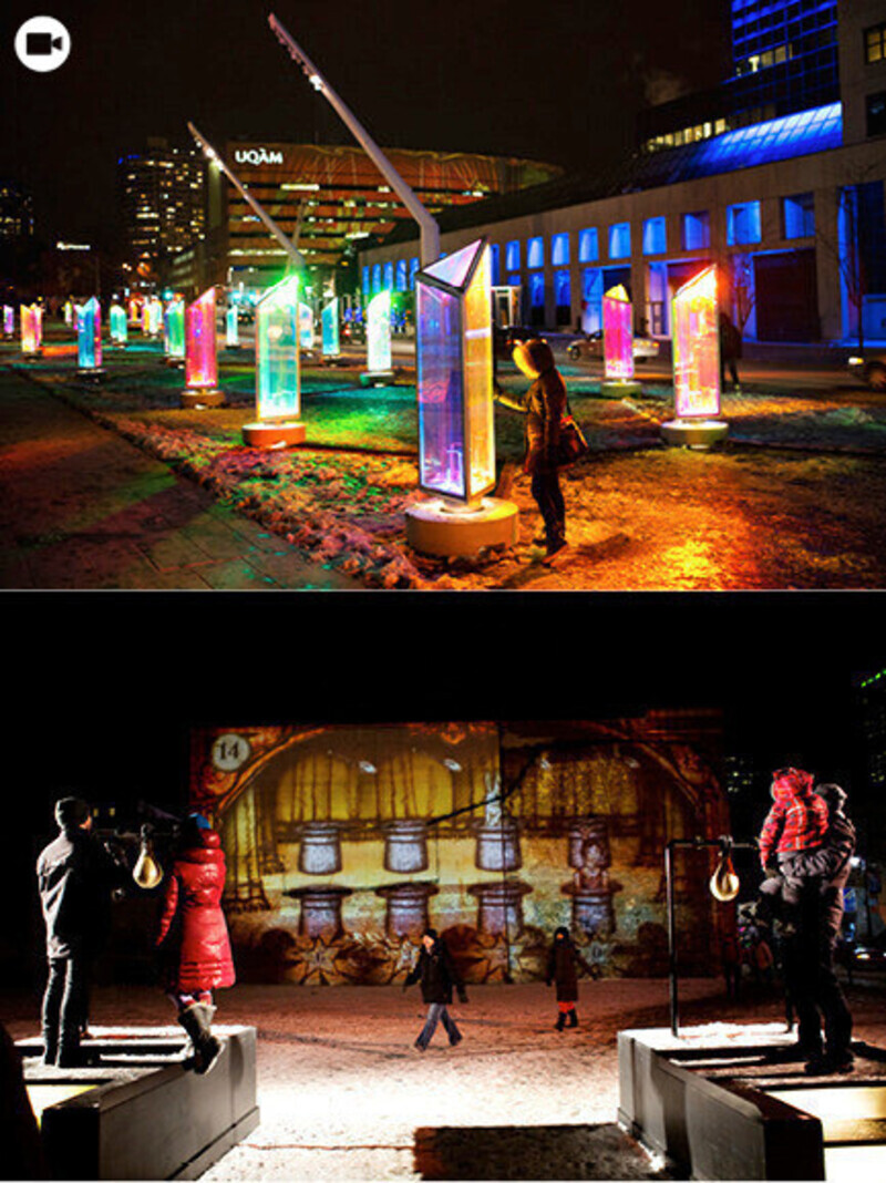 Newsroom | v2com-newswire | Newswire | Architecture | Design | Lifestyle - Press release - Luminothérapie: interactive and digital public art illuminate winter in Montreal’s Quartier des Spectacles - Bureau du design - Ville de Montréal